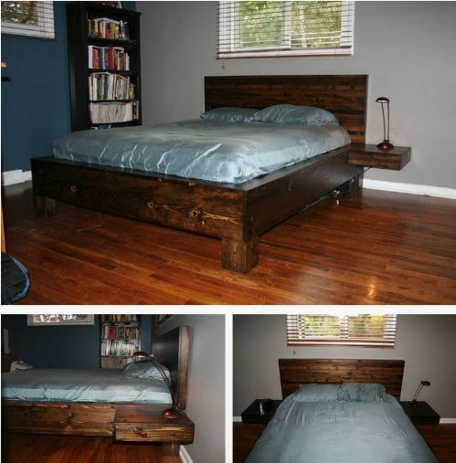 Best ideas about Bed Frames DIY
. Save or Pin 21 DIY Bed Frame Projects – Sleep in Style and fort Now.
