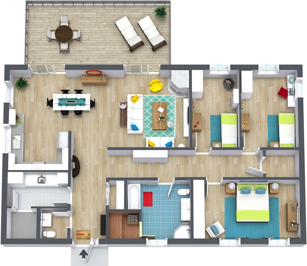 Best ideas about Bedroom Floor Plan
. Save or Pin 3 Bedroom Floor Plans Now.