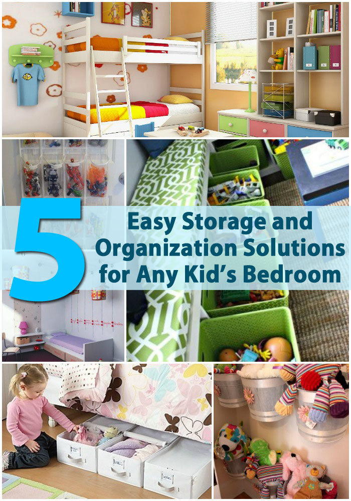 Best ideas about Bedroom Organization DIY
. Save or Pin 5 Easy Storage and Organization Solutions for Any Kid’s Now.