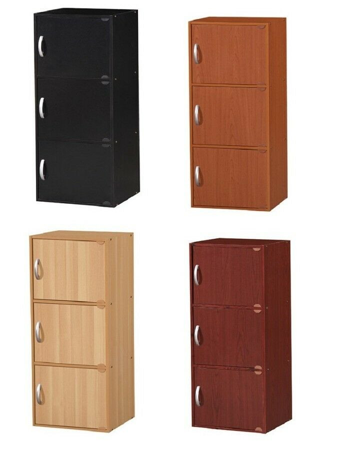 Best ideas about Bedroom Storage Cabinets
. Save or Pin 3 Door Storage Cabinet Kitchen Bedroom Living Room Home Now.