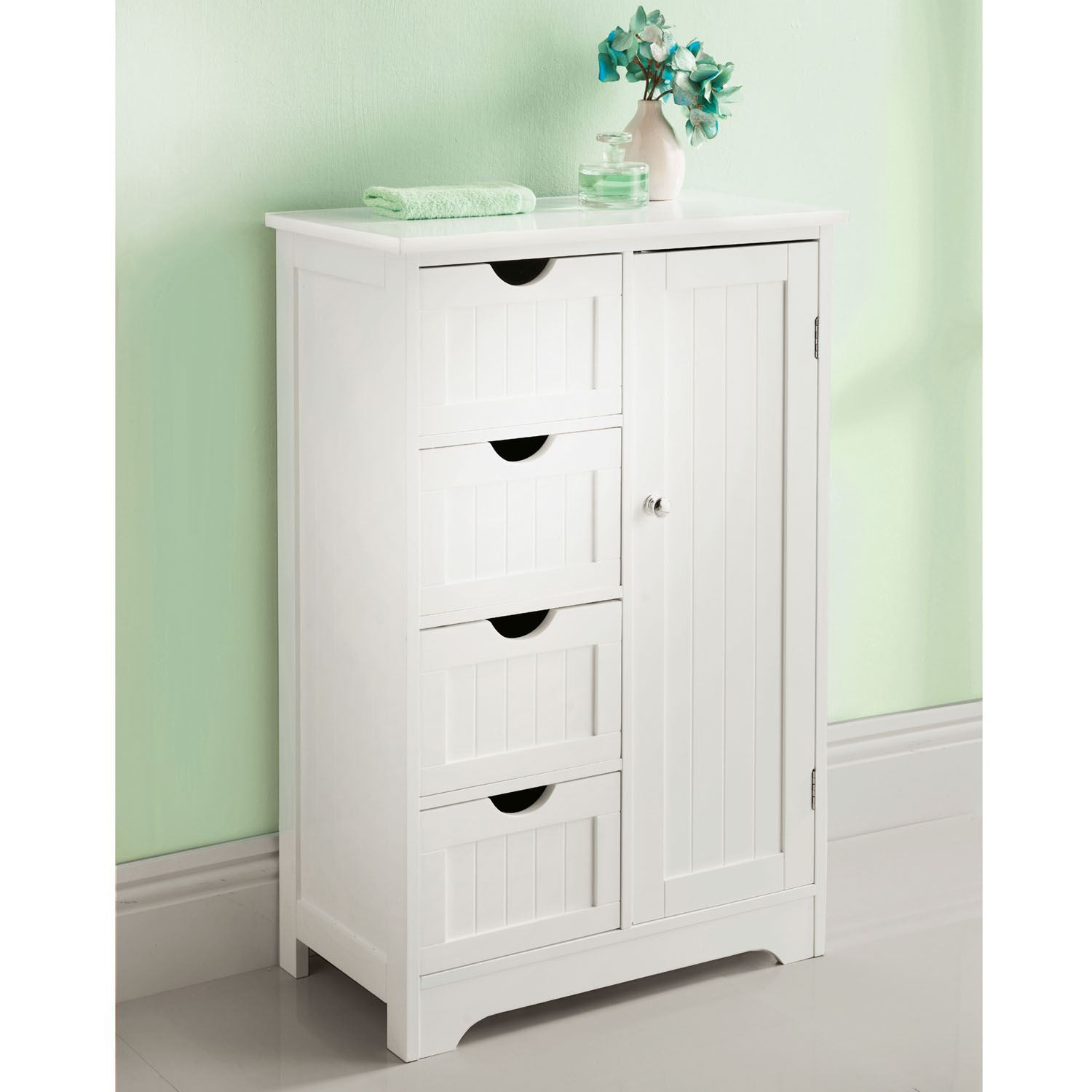 Best ideas about Bedroom Storage Cabinets
. Save or Pin White Wooden Bathroom Cabinet Shelf Cupboard Bedroom Now.