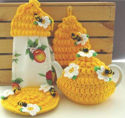 Best ideas about Bee Kitchen Decor
. Save or Pin Honey Bee Kitchen Set Crochet Pattern – Maggie s Crochet Now.