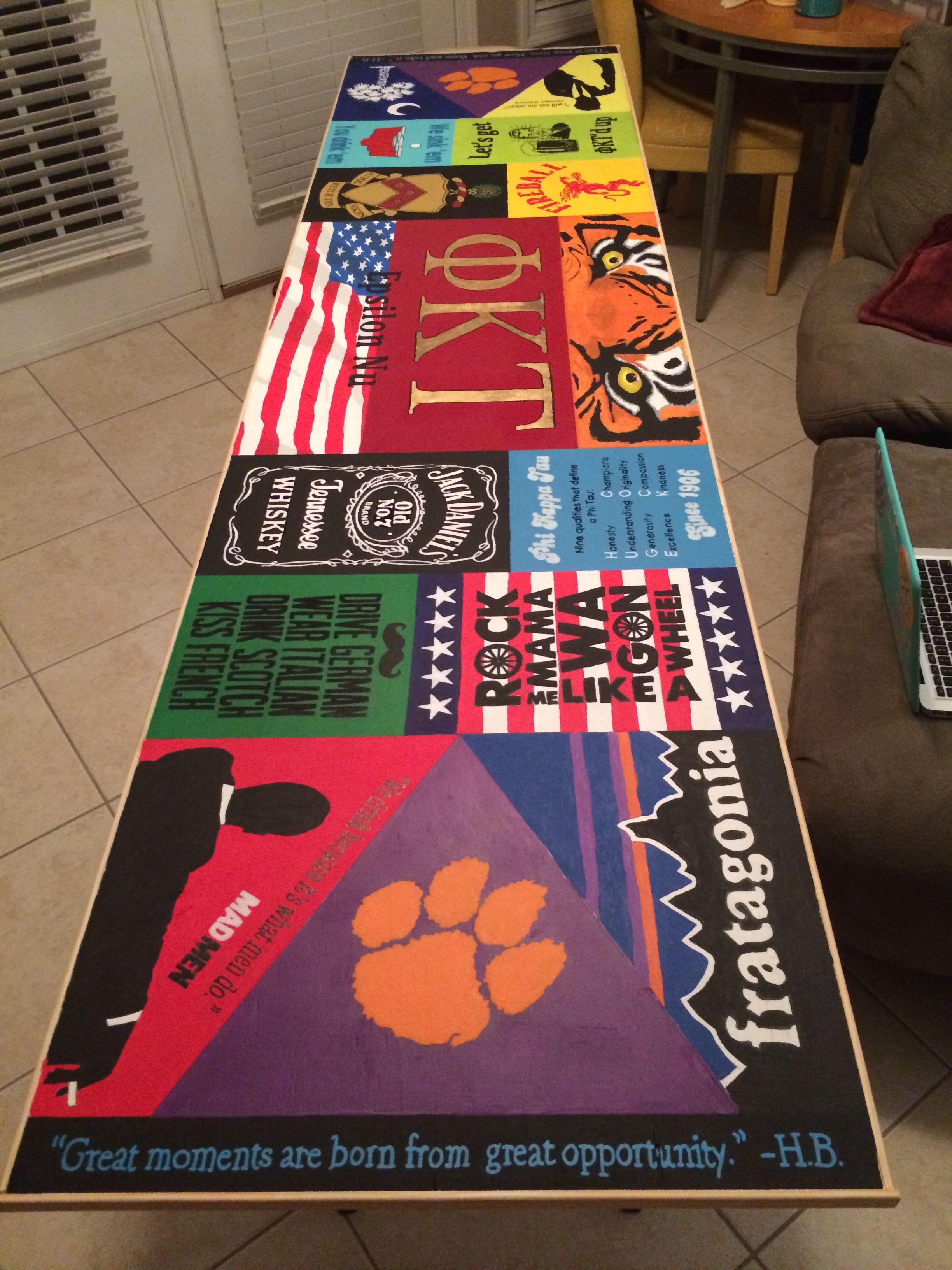 Best ideas about Beer Pong Table Ideas
. Save or Pin Switching it up from the normal painted cooler TFM Now.