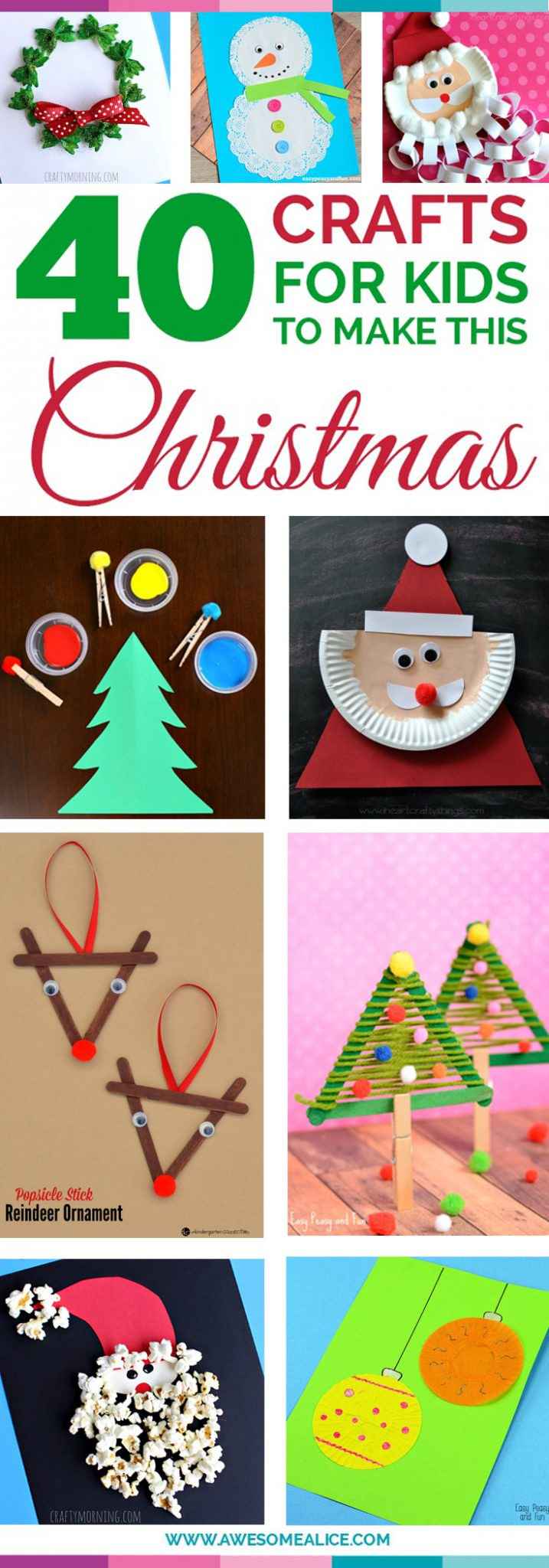 Best ideas about Best Crafts For Kids
. Save or Pin Top 40 Easy And Fun Christmas Crafts For Kids to Make Now.