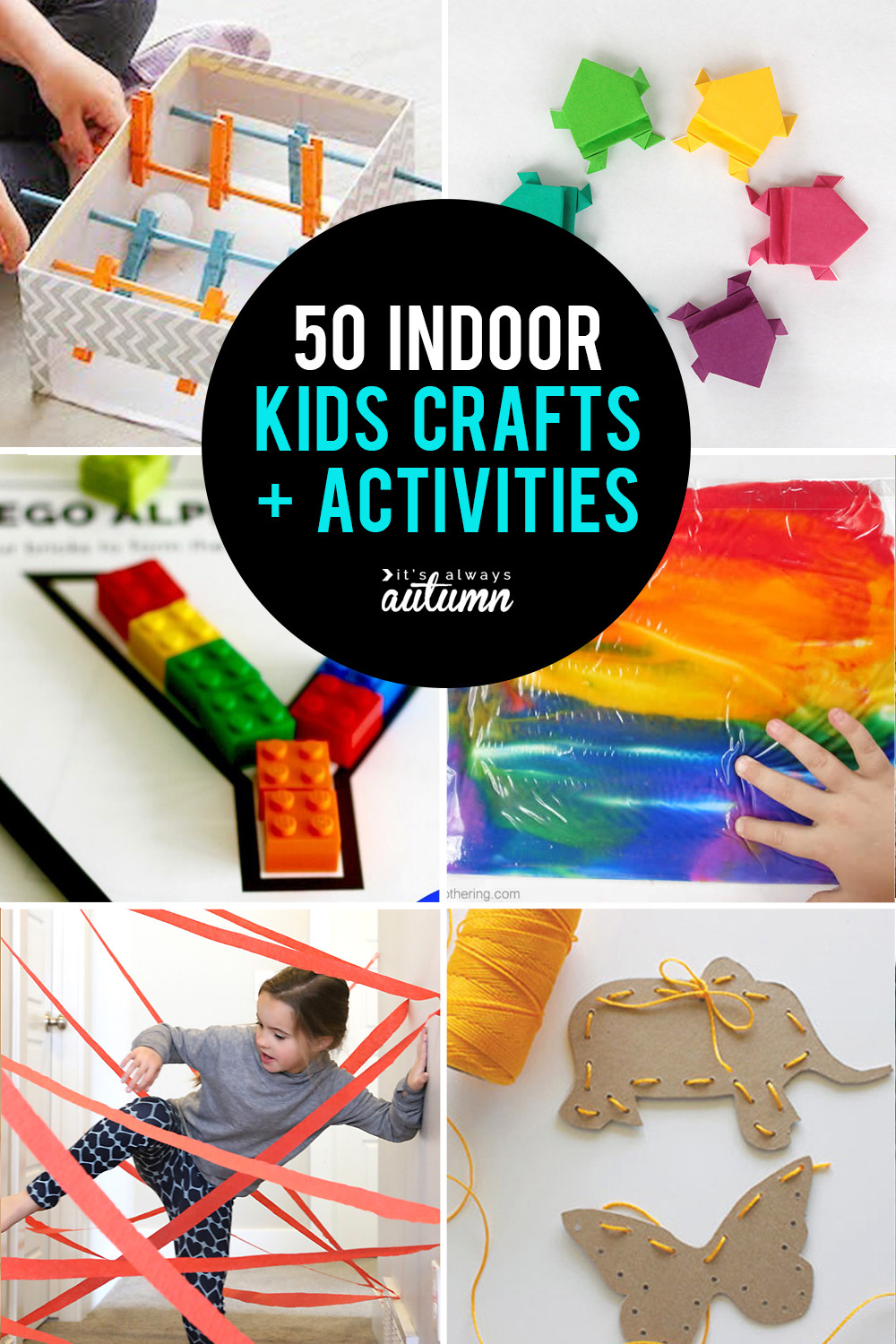 Best ideas about Best Crafts For Kids
. Save or Pin 50 best indoor activities for kids It s Always Autumn Now.