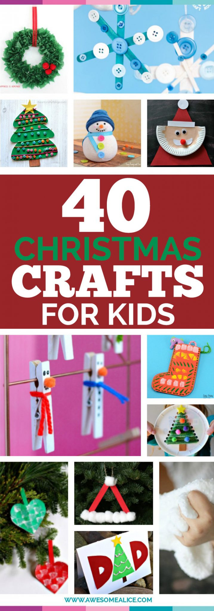 Best ideas about Best Crafts For Kids
. Save or Pin Top 40 Easy And Fun Christmas Crafts For Kids to Make Now.