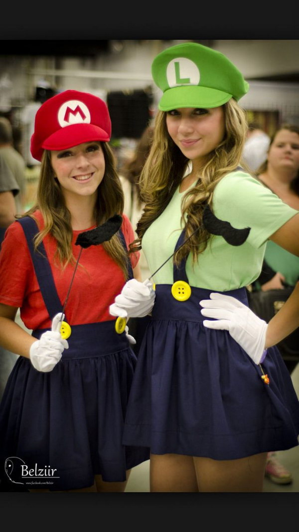 Best ideas about Best Friend Costumes DIY
. Save or Pin 35 Girlfriend Group Halloween Costume Ideas Now.