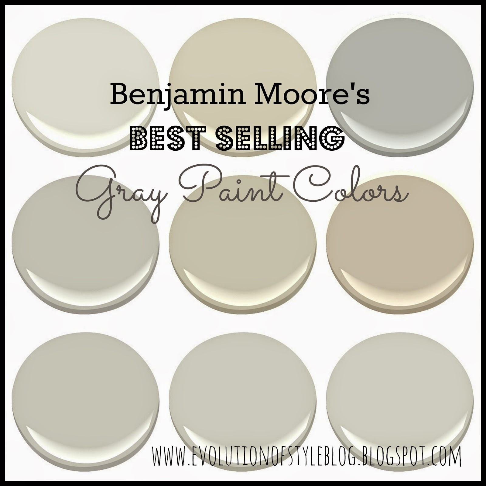 Best ideas about Best Gray Paint Colors Benjamin Moore
. Save or Pin Benjamin Moore s Best Selling Grays Evolution of Style Now.