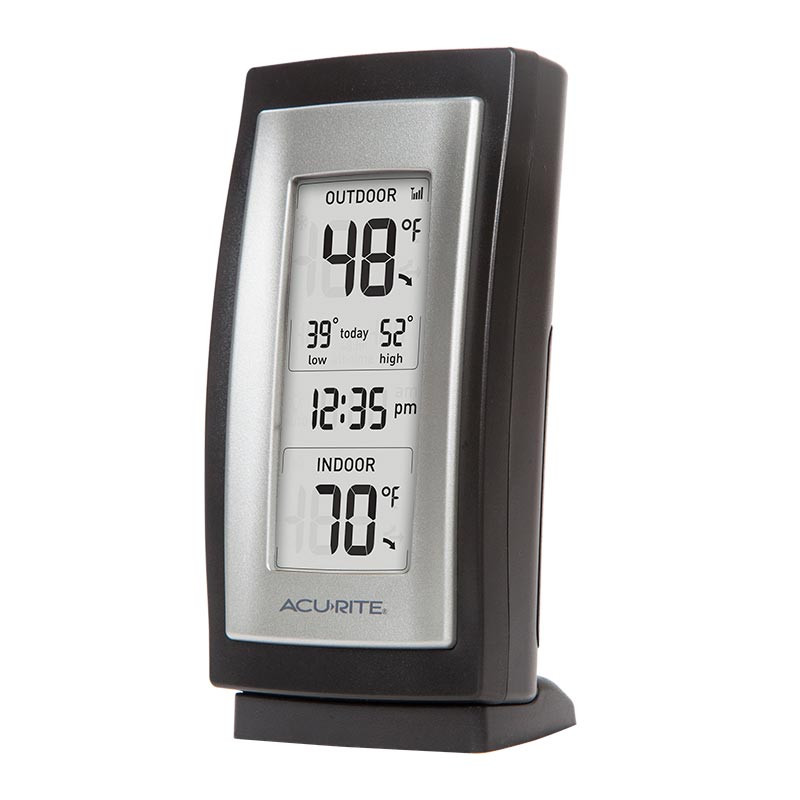 Best ideas about Best Indoor Outdoor Thermometer
. Save or Pin AcuRite Digital Indoor Outdoor Thermometer with Clock Now.