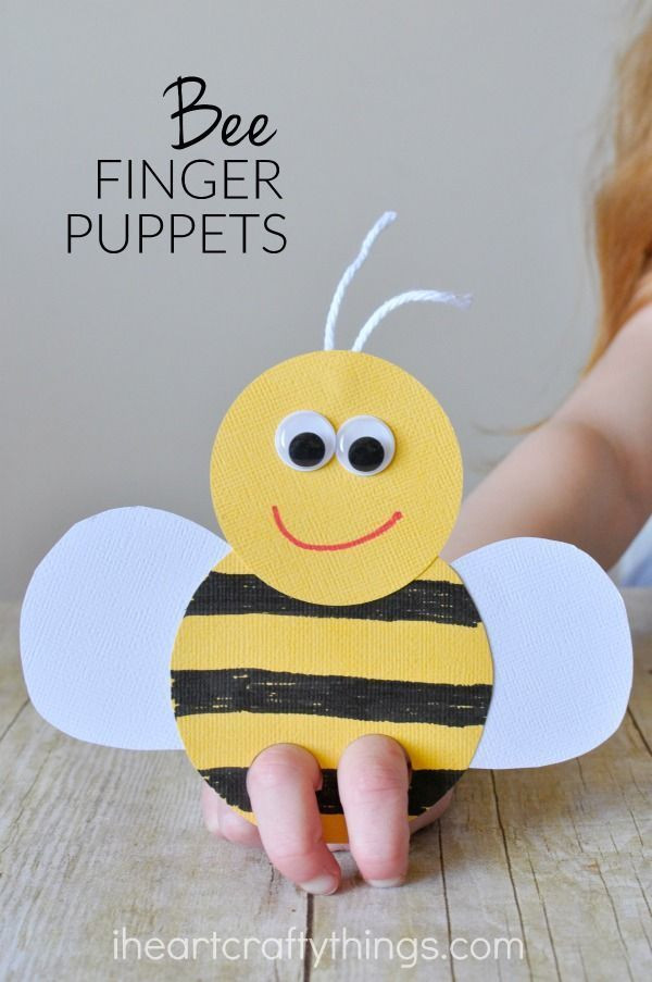 Best ideas about Best Kids Crafts
. Save or Pin Incredibly Cute Bee Finger Puppets Craft Now.