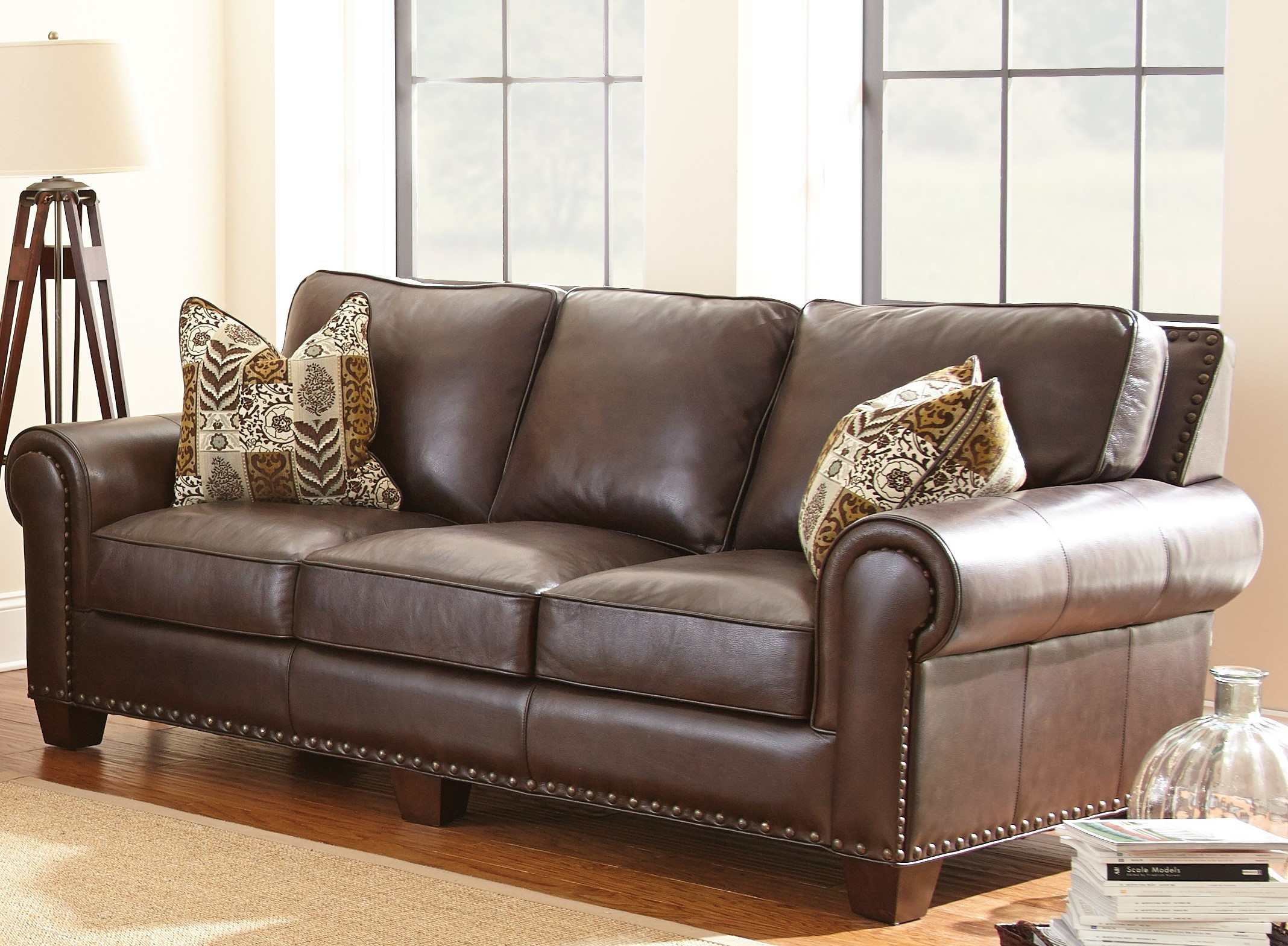 Best ideas about Best Leather Sofa
. Save or Pin Escher Top Grain Leather Sofa with 2 Accent Pillows from Now.