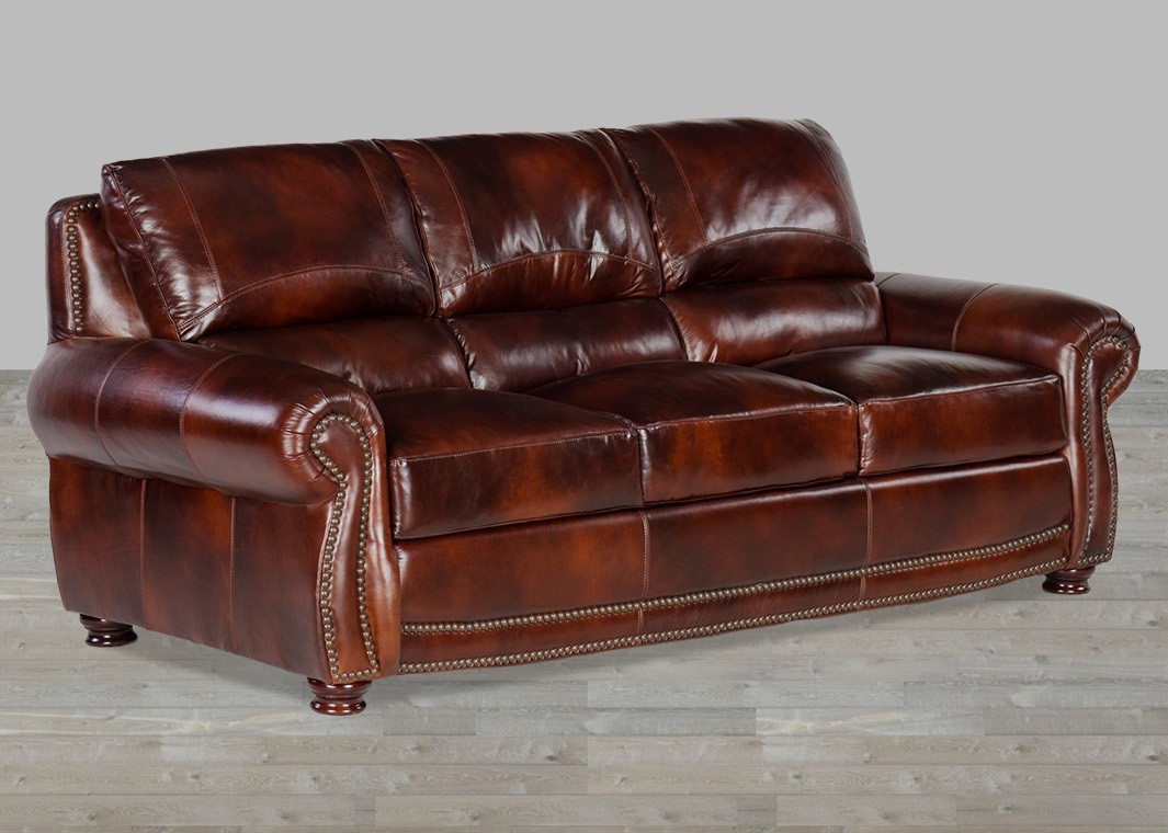 Best ideas about Best Leather Sofa
. Save or Pin Top Grain Brown Leather Sofas With Nailheads Now.