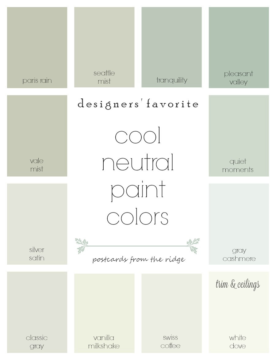 Best ideas about Best Neutral Paint Colors
. Save or Pin Designers Favorite Cool Neutral Paint Colors Now.