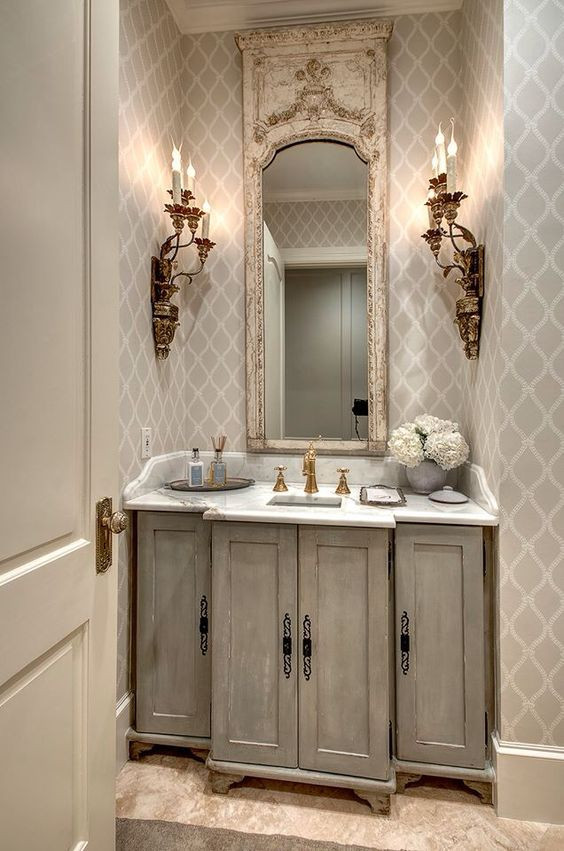 Best ideas about Best Paint Finish For Bathroom
. Save or Pin Pretty Small Bath Powder Room Paint Finishes by Now.