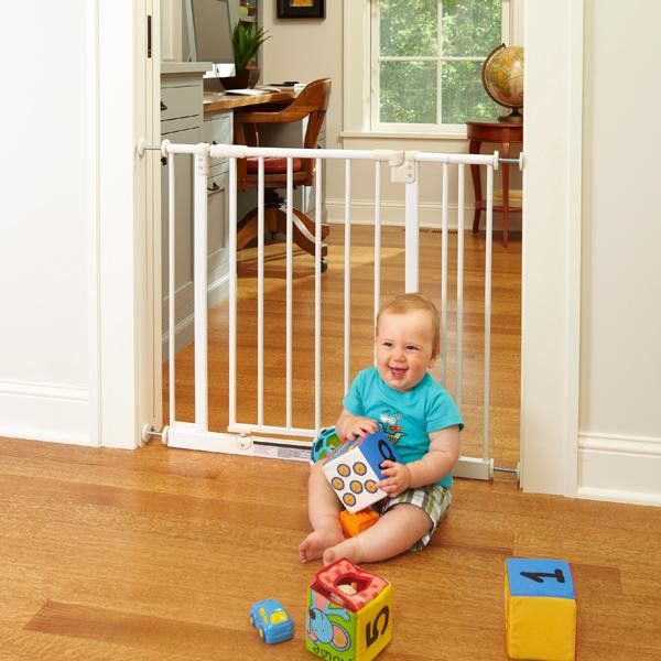 Best ideas about Best Pressure Mounted Baby Gate
. Save or Pin North States Supergate Easy Close Metal Gate White Now.