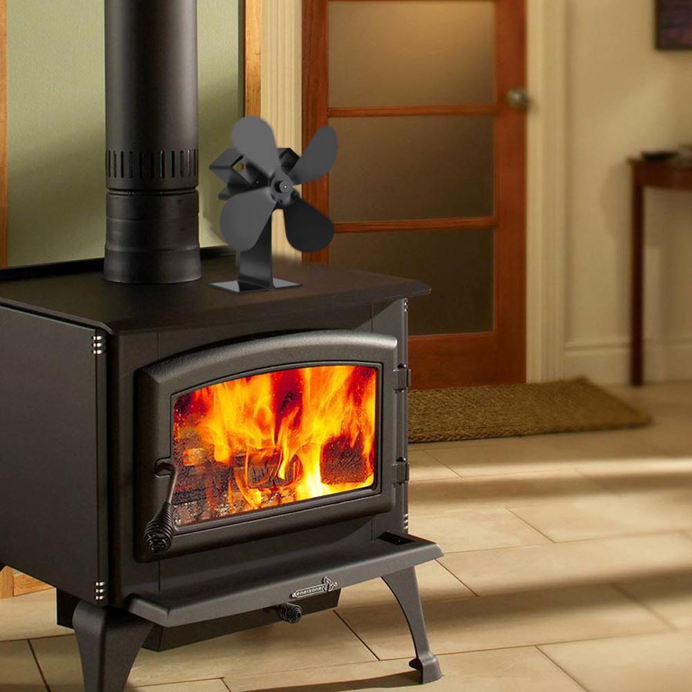 Best ideas about Best Wood For Fireplace
. Save or Pin 4 Blades Eco Stove Top Fan for Wood Log burner Fireplace Now.