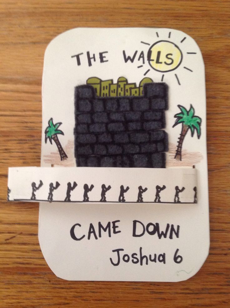 Best ideas about Bible Crafts For Kids
. Save or Pin Joshua Walls of Jericho Bible Craft Marchers spin around Now.