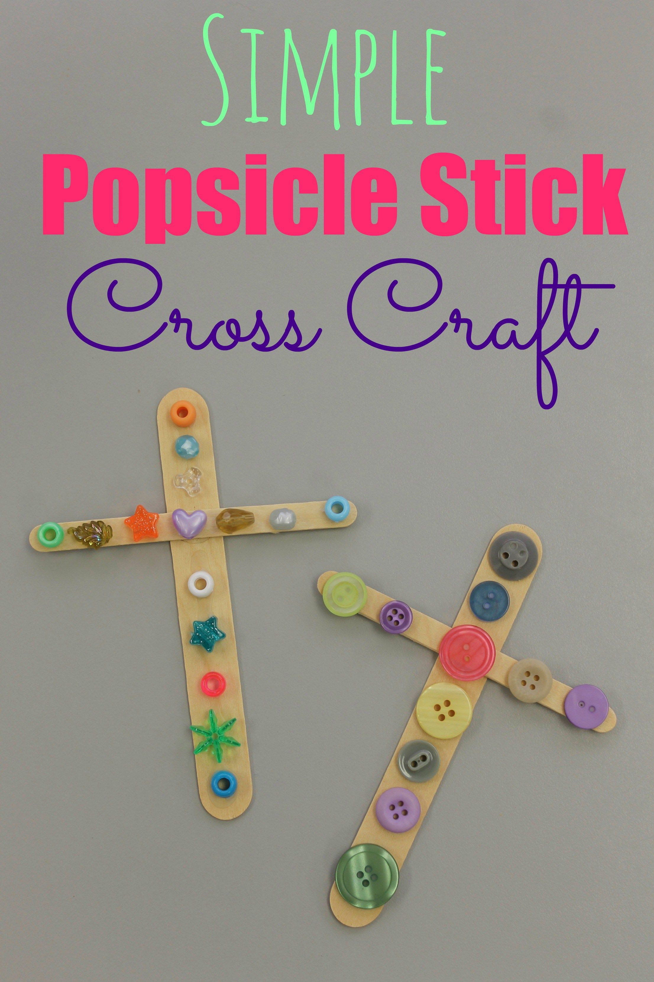 Best ideas about Bible Crafts For Toddlers
. Save or Pin Simple Cross Craft Easter Spring Now.