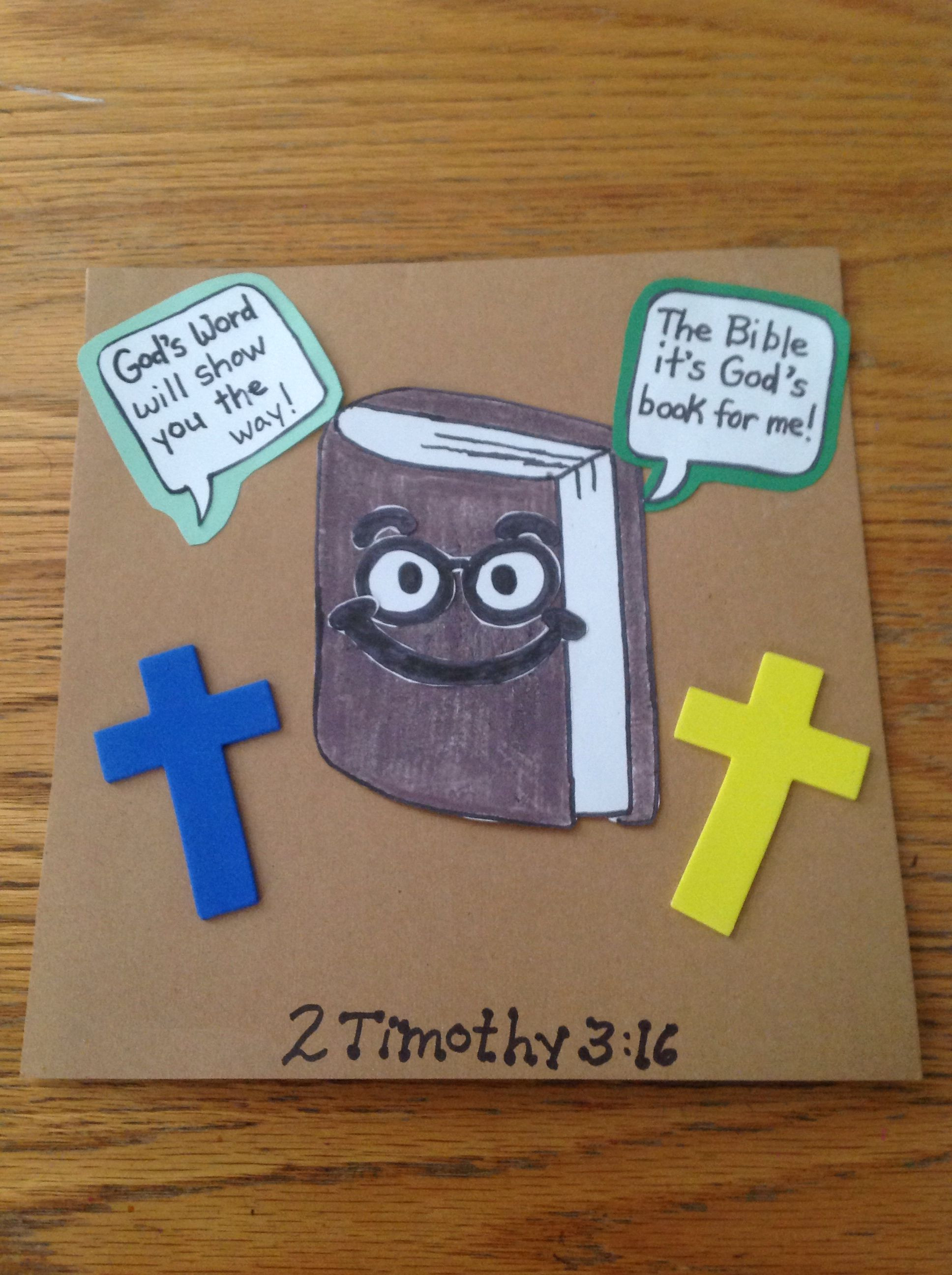 Best ideas about Bible Crafts For Toddlers
. Save or Pin God s Word Bible Craft for Kids Now.