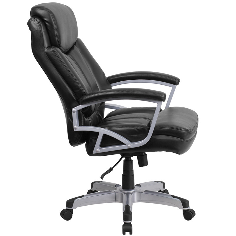 Best ideas about Big And Tall Office Chair 500 Lbs Capacity
. Save or Pin HERCULES Series 500 lb Capacity Big & Tall Black Leather Now.