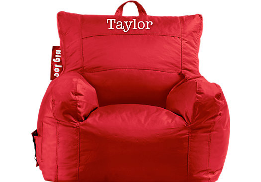 Best ideas about Big Joe Dorm Chair
. Save or Pin Personalized Big Joe Red Dorm Bean Bag Chair Seating Red Now.