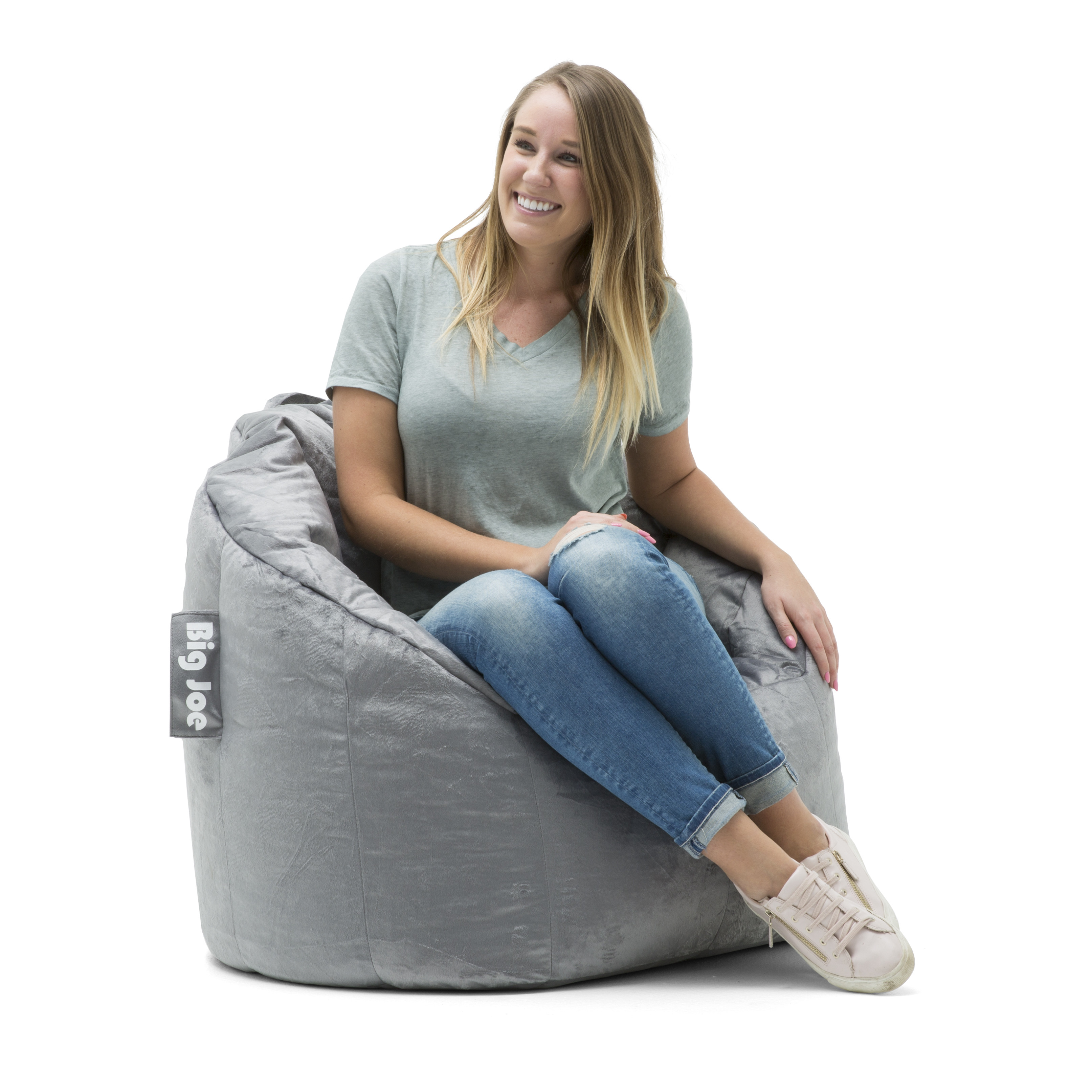 Best ideas about Big Joe Milano Bean Bag Chair
. Save or Pin Big Joe Milano soft Bean Bag Chair Gray Plush Now.