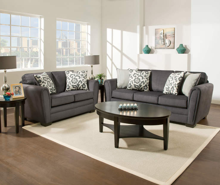 Best ideas about Big Lots Living Room Furniture
. Save or Pin Simmons Flannel Charcoal Living Room Furniture Collection Now.