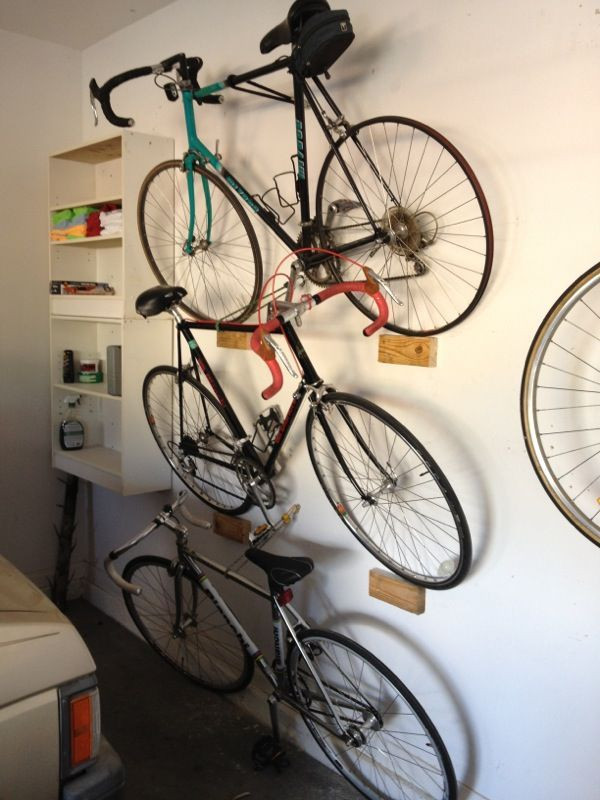 Best ideas about Bike Rack Garage Storage
. Save or Pin Stacking leaning garage bike rack bike Now.