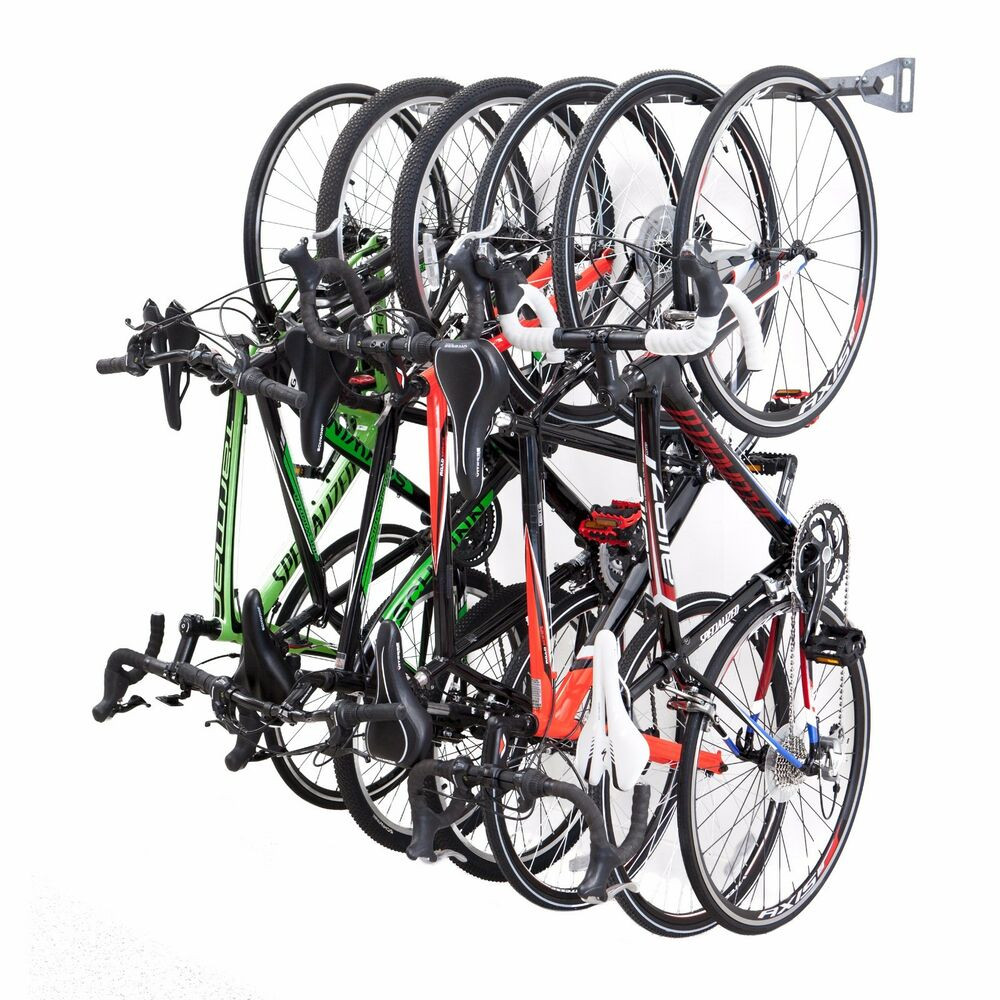 Best ideas about Bike Rack Garage Storage
. Save or Pin GARAGE Bike RACK 6 Bicycle WALL Mounted STORAGE by Monkey Now.