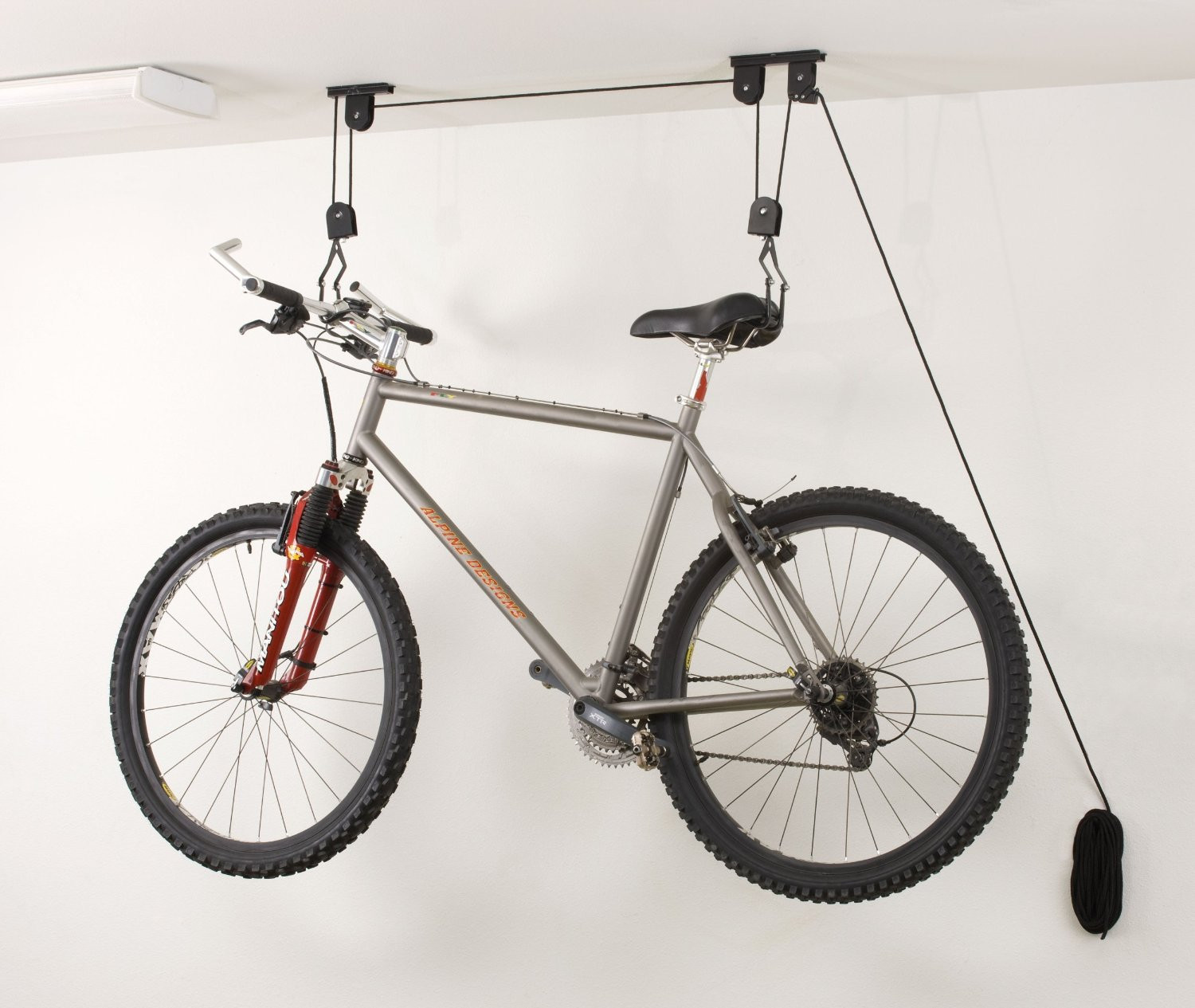 Best ideas about Bike Storage Garage
. Save or Pin Ceiling BIKE STORAGE Lift Hang Cycle Bicycle Garage Shed Now.
