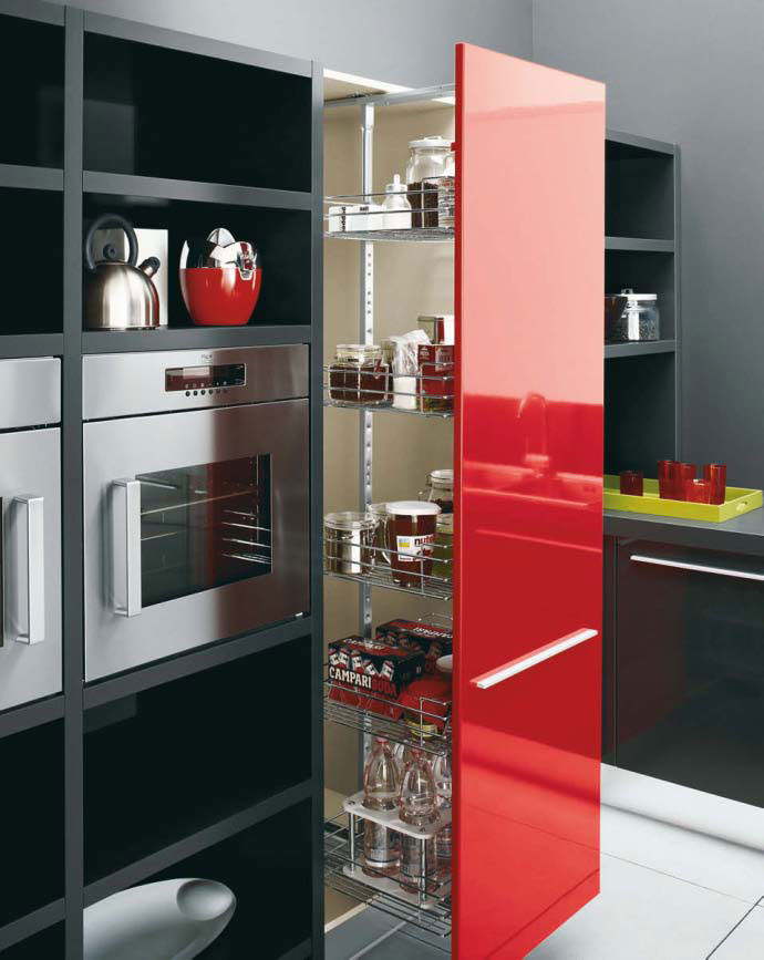 Best ideas about Black And Red Kitchen Decor
. Save or Pin White Black and Red Kitchen Design – Gio by Cesar Now.