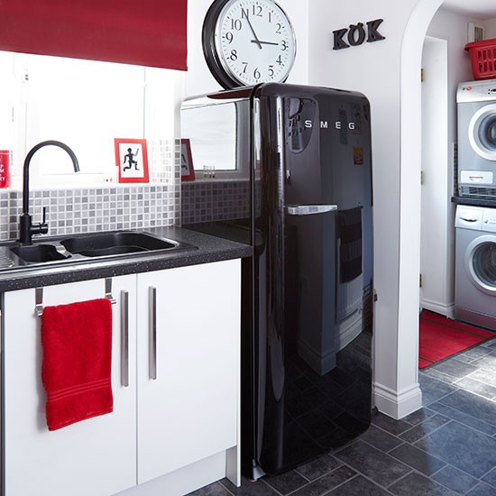 Best ideas about Black And Red Kitchen Decor
. Save or Pin Black red and white kitchen Decorating Now.