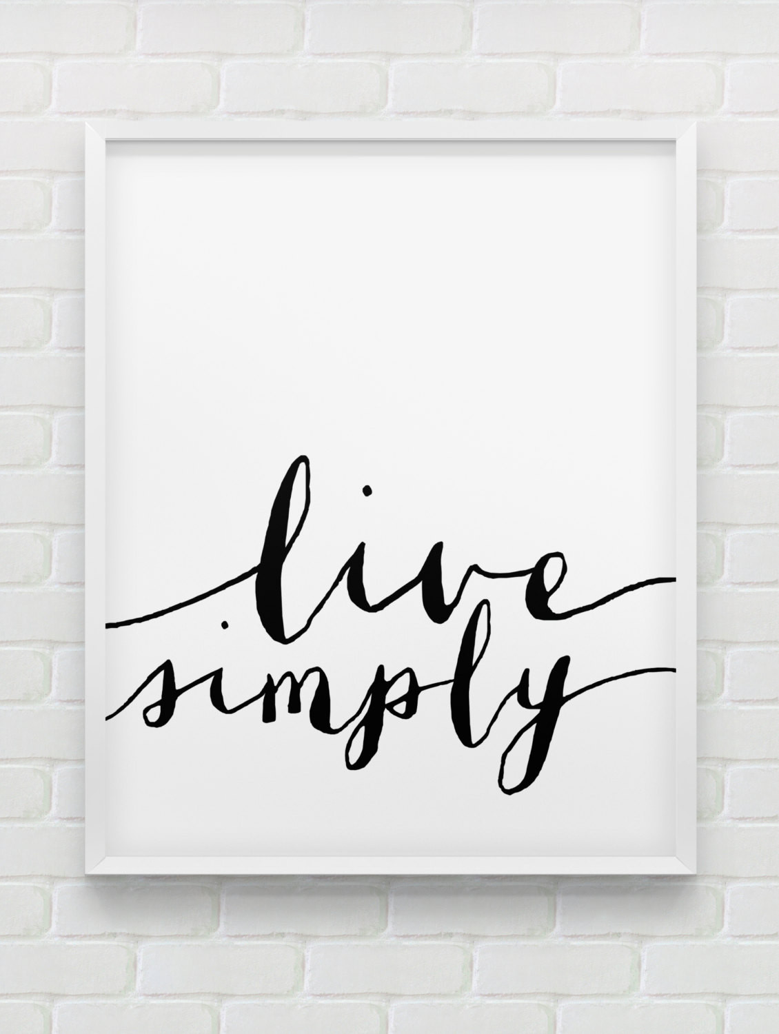 Best ideas about Black And White Wall Art
. Save or Pin printable live simply poster motivational Now.