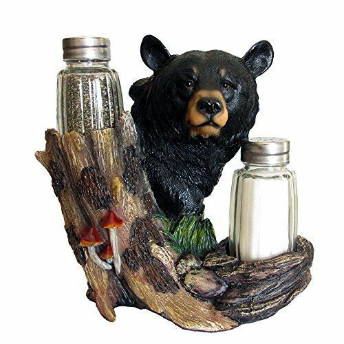 Best ideas about Black Bear Kitchen Decor
. Save or Pin Black Bear Glass Salt and Pepper Shaker Set Sculpture Now.