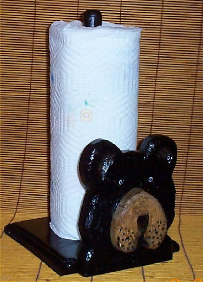 Best ideas about Black Bear Kitchen Decor
. Save or Pin Black Bear Paper Towel Holder Cabin Lodge Kitchen Decor Now.