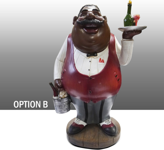 Best ideas about Black Chef Kitchen Decor
. Save or Pin Black Chef Kitchen Figure With Wine Table Art Decor Now.