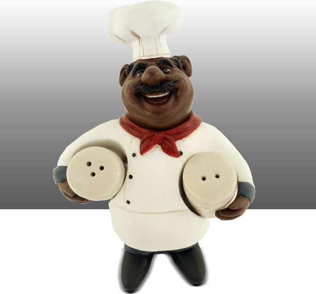 Best ideas about Black Chef Kitchen Decor
. Save or Pin Black Chef Kitchen Statue Salt and Pepper Holder Table Art Now.