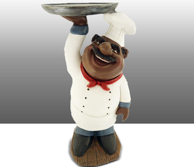 Best ideas about Black Chef Kitchen Decor
. Save or Pin Black Chef Kitchen Statue Holding Plate Table Art Decor Now.