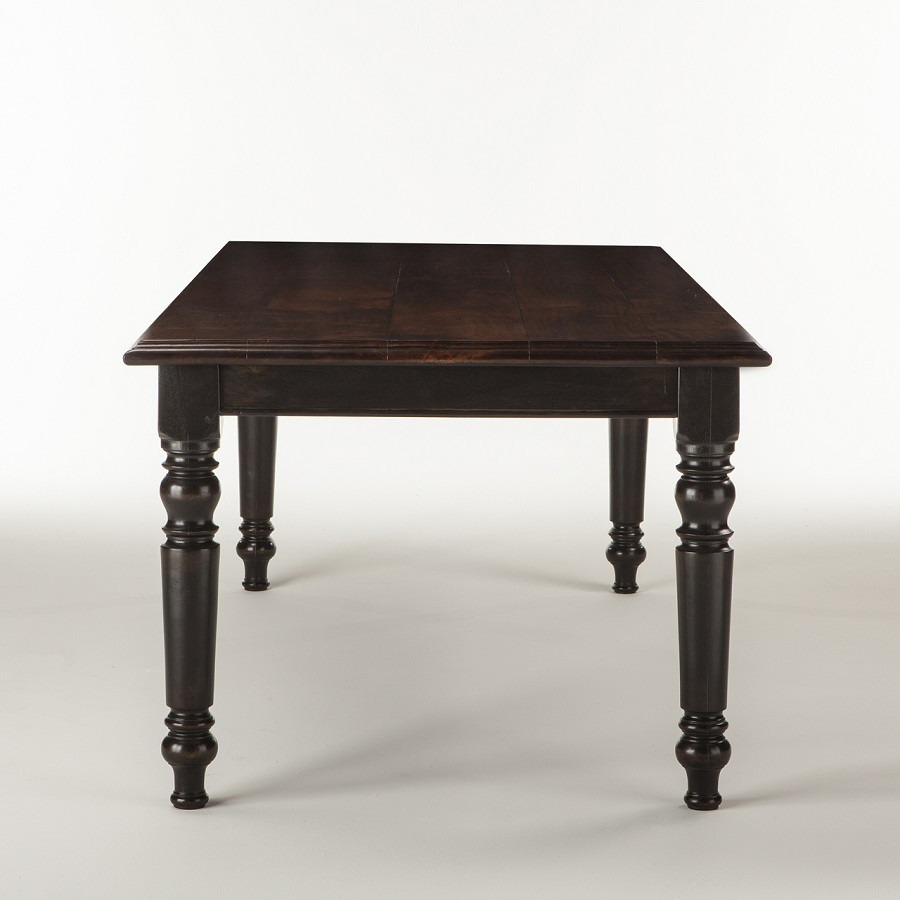 Best ideas about Black Dining Table
. Save or Pin Farmhouse 84" Dining Table Black Rubbed Walnut Now.
