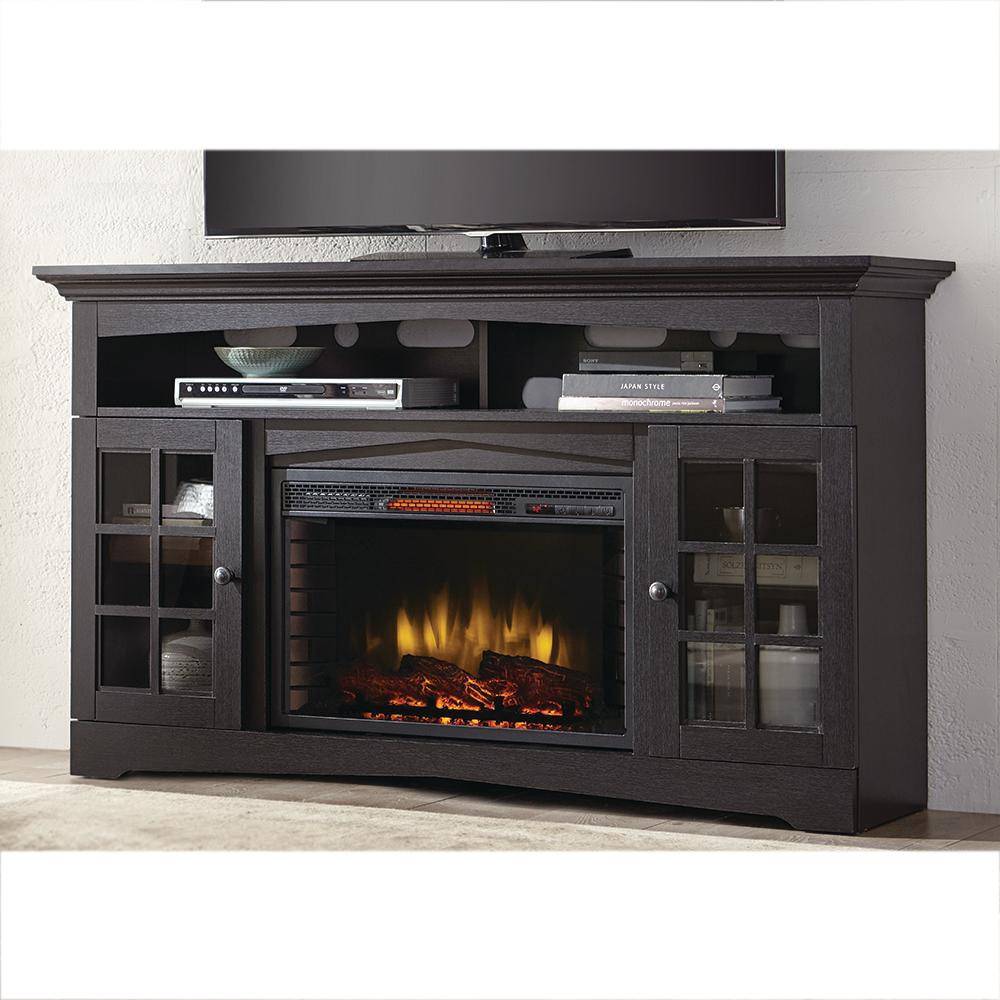 Best ideas about Black Electric Fireplace Tv Stand
. Save or Pin Home Decorators Collection Avondale Grove 59 in TV Stand Now.