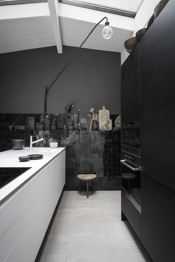 Best ideas about Black Kitchen Decor
. Save or Pin 27 Moody Dark Kitchen Décor Ideas DigsDigs Now.