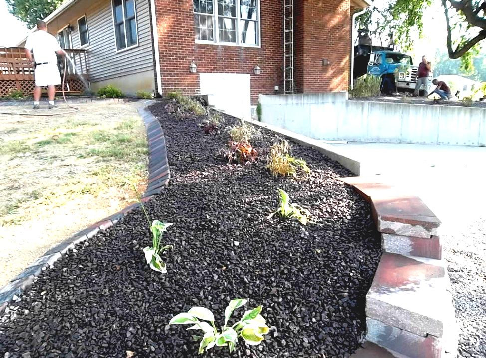 Best ideas about Black Landscape Rock
. Save or Pin Great Work For Black Landscaping Rocks For Small Front Now.