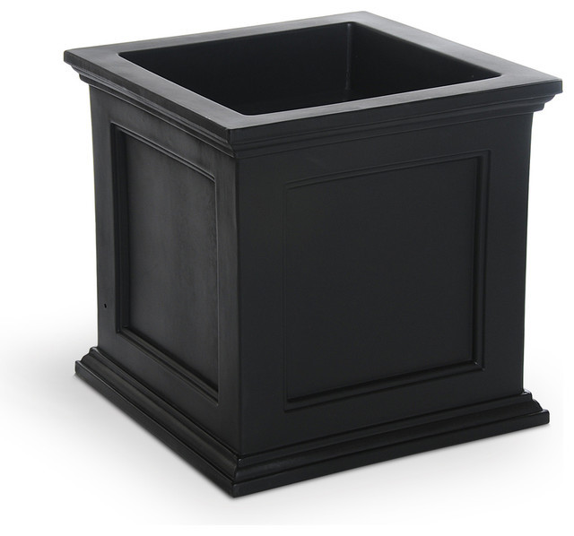 Best ideas about Black Outdoor Planters
. Save or Pin Mayne Black Plastic Outdoor Planter Traditional Now.