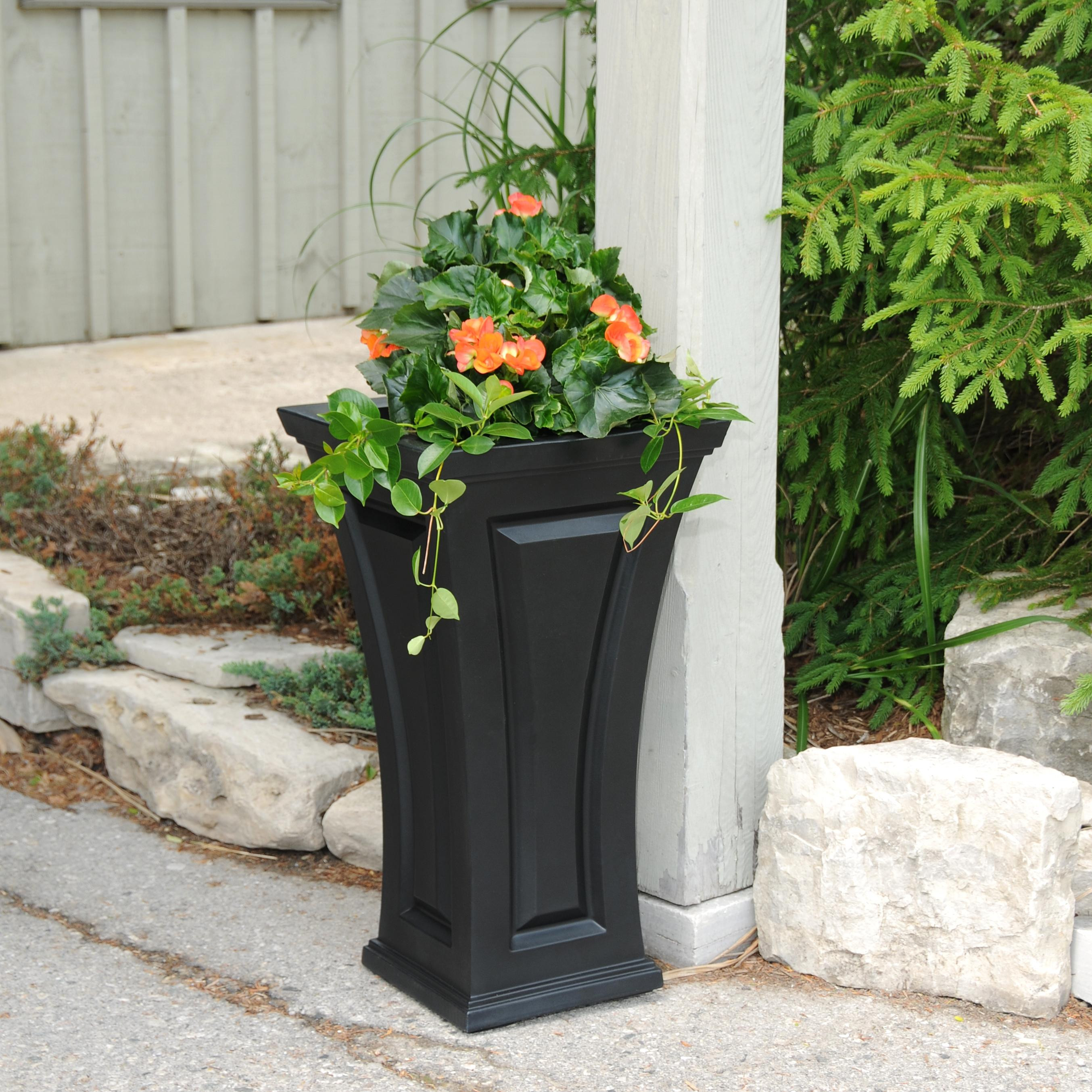 Best ideas about Black Outdoor Planters
. Save or Pin Amazon Mayne Inc Cambridge Tall Planter Black Now.