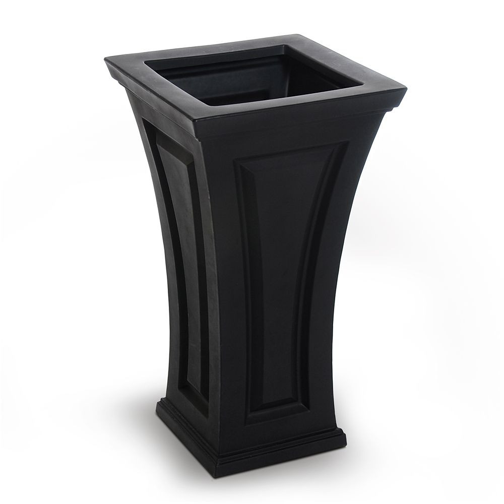 Best ideas about Black Outdoor Planters
. Save or Pin Mayne Cambridge 16 inch Square Black Plastic Column Now.