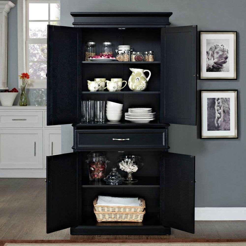 Best ideas about Black Pantry Cabinet
. Save or Pin Crosley Parsons Black Storage Cabinet CF3100 BK The Home Now.