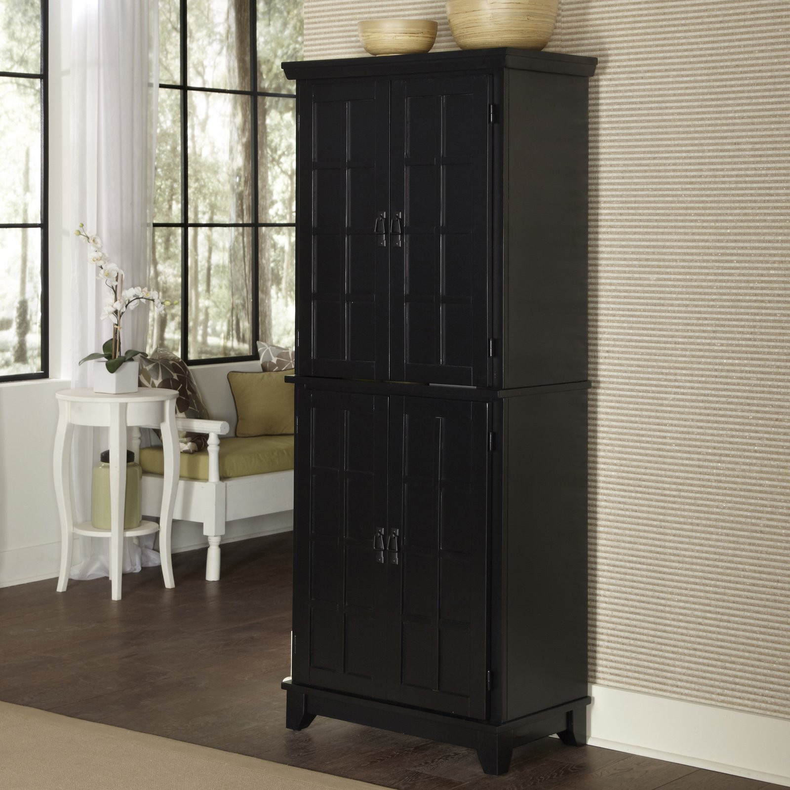 Best ideas about Black Pantry Cabinet
. Save or Pin Home Styles Arts & Crafts Kitchen Pantry Black at Hayneedle Now.