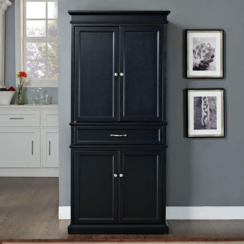 Best ideas about Black Pantry Cabinet
. Save or Pin Black Kitchen Pantry Cabinet Home Furniture Design Now.