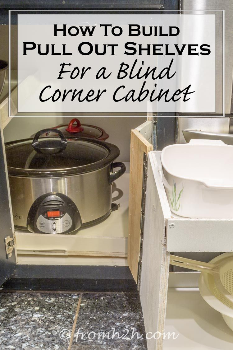 Best ideas about Blind Corner Cabinet Solutions DIY
. Save or Pin How To Build Pull Out Shelves For a Blind Corner Cabinet Now.