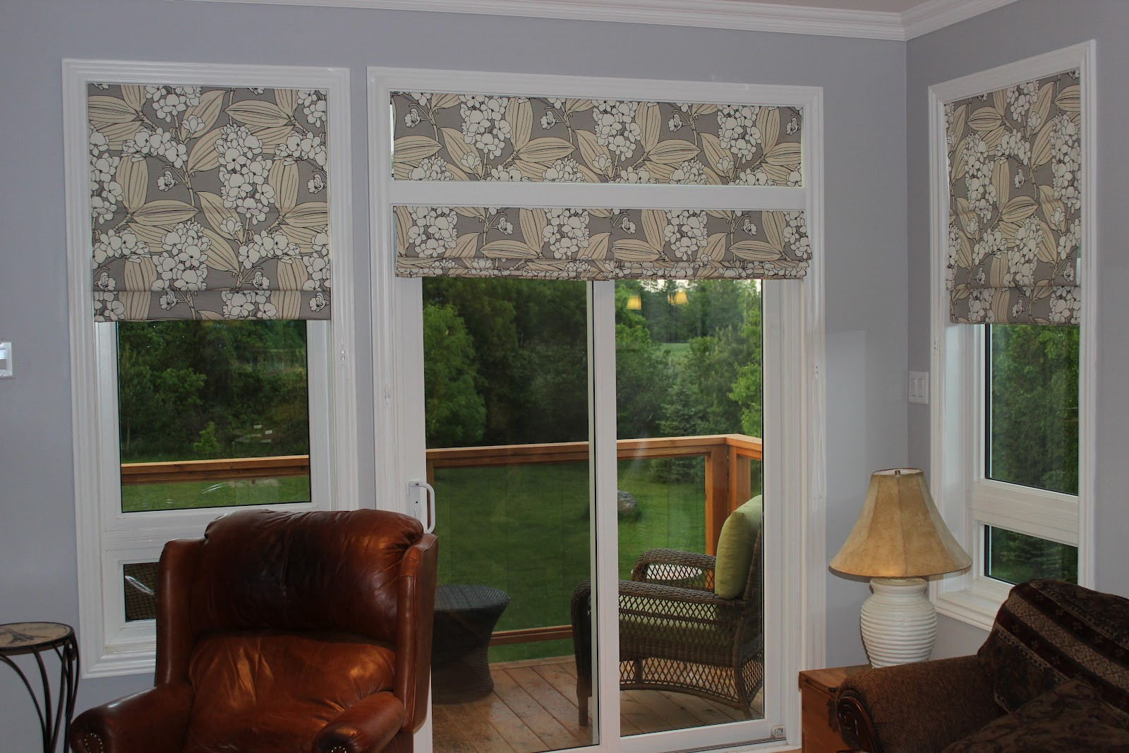 Best ideas about Blinds For Patio Doors
. Save or Pin Custom Interiors Roman Shades in a patio door Now.